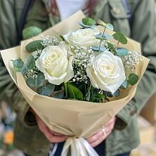 Букет Нежные грёзы в Нижние Вязовые Букет цветов из: Розы в Нижние Вязовые